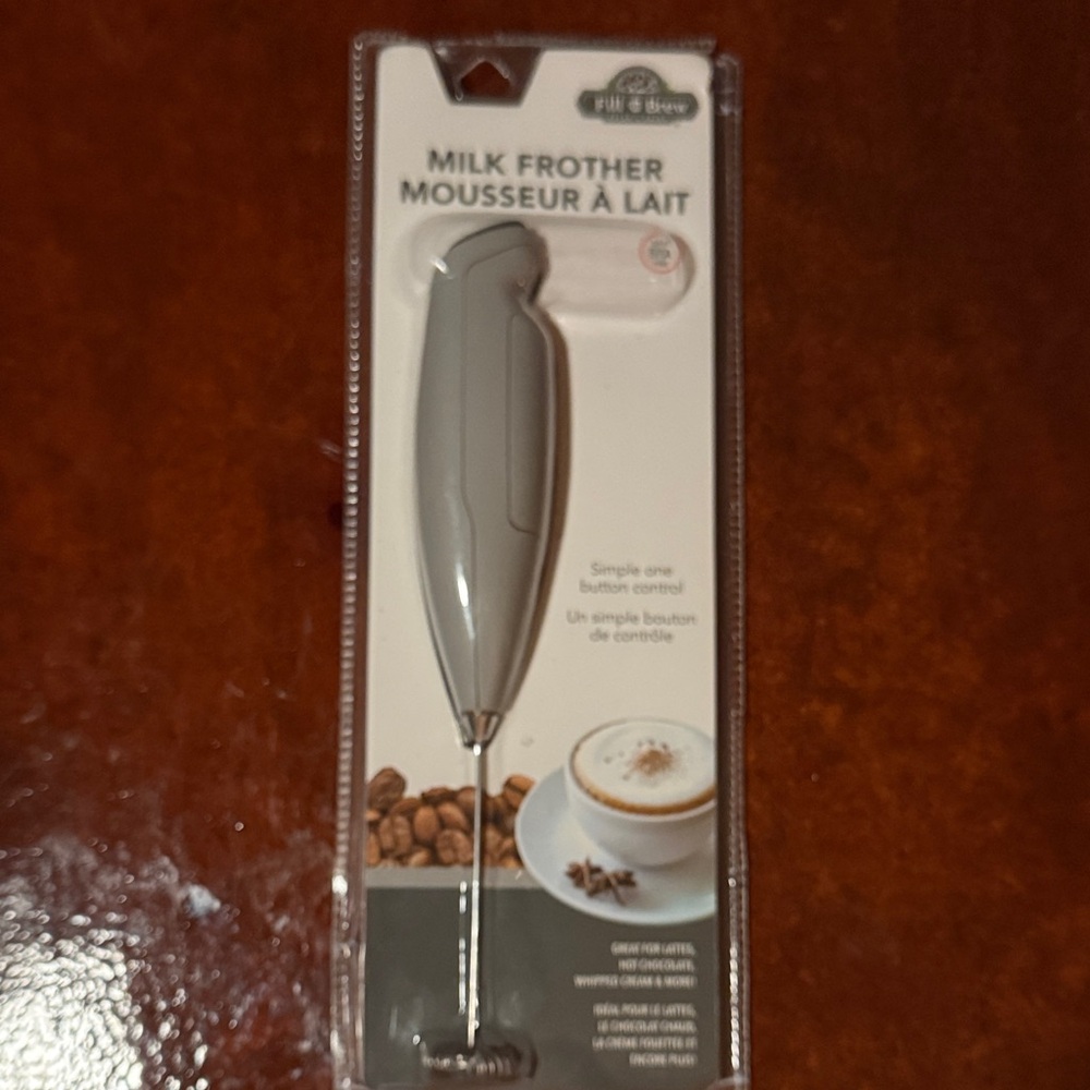 Gray Milk Frother